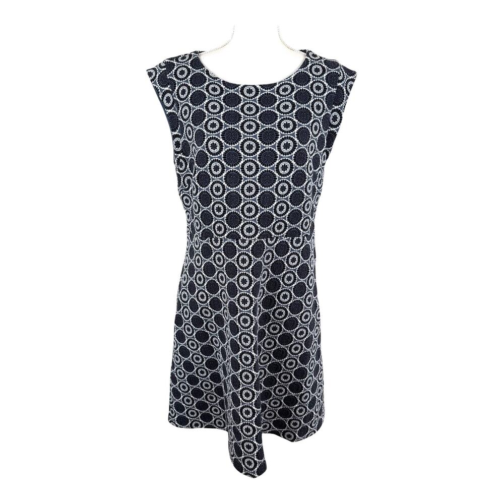 Loft Women Medallion Dress Size 16 Wedding Guest Travel Vacation Resort Cruise